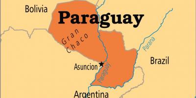 Столица Парагвая карте
